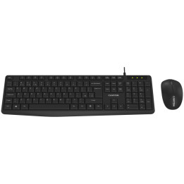 Безжична клавиатура с мишка Canyon SET-W01, Black EN/BG - CNE-HSETW01-BG