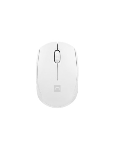 Безжична мишка Natec Stork 1600DPI Optical, White - NMY-2188