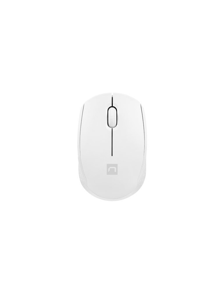 Безжична мишка Natec Stork 1600DPI Optical, White - NMY-2188
