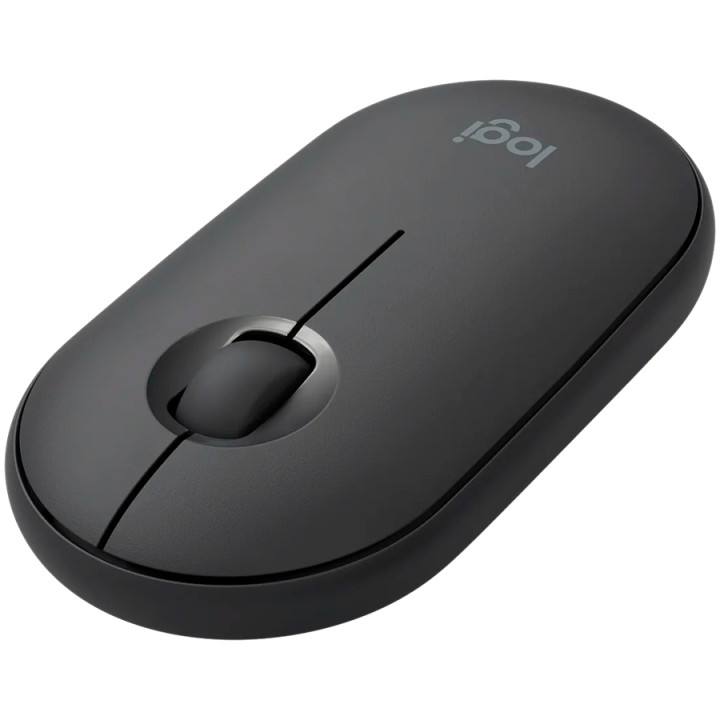 Bluetooth мишка Logitech Pebble Mouse 2 M350s, TONAL GRAPHITE, EMEA-808, DONGLELESS - 910-007015