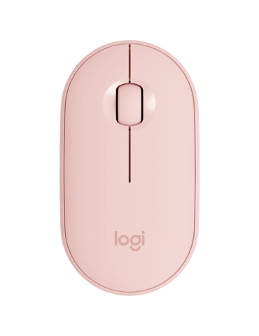 Bluetooth мишка Logitech Pebble Mouse 2 M350s, TONAL ROSE, EMEA-80, DONGLELESS - 910-007014