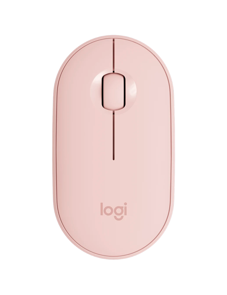 Bluetooth мишка Logitech Pebble Mouse 2 M350s, TONAL ROSE, EMEA-80, DONGLELESS - 910-007014