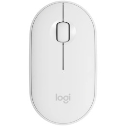 Bluetooth мишка Logitech Pebble Mouse 2 M350s, TONAL WHITE, EMEA-808, DONGLELESS - 910-007013
