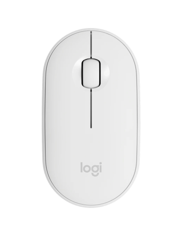 Bluetooth мишка Logitech Pebble Mouse 2 M350s, TONAL WHITE, EMEA-808, DONGLELESS - 910-007013