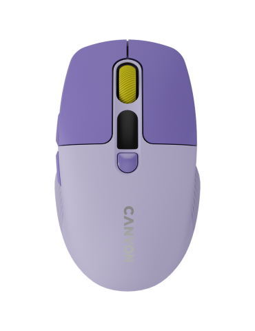 Безжична безшумна мишка Canyon MW-26 LCD Silent, Violet - CNS-CMSW26V