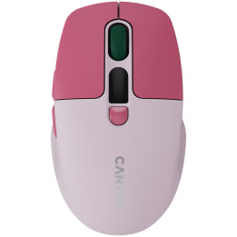 Безжична безшумна мишка Canyon MW-26 LCD Silent, Pink - CNS-CMSW26P