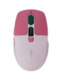 Безжична безшумна мишка Canyon MW-26 LCD Silent, Pink - CNS-CMSW26P