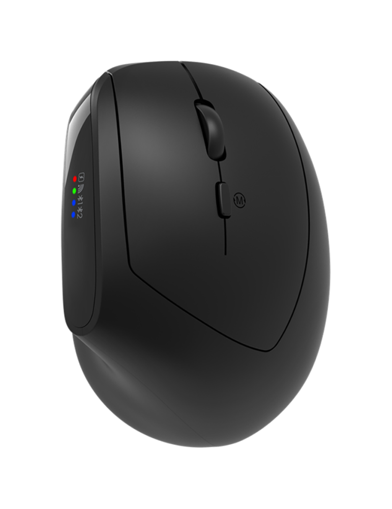 Безжична ергономична мишка Canyon MW-25 Ergonomic LED AA, Black - CNS-CMSW25