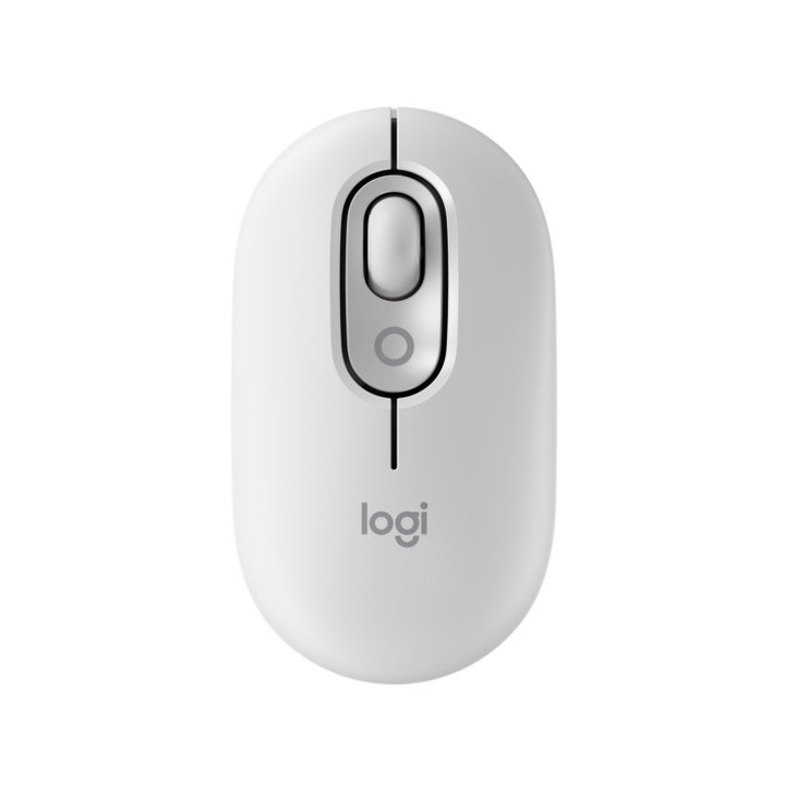 Bluetooth мишка Logitech POP Mouse with emoji, OFF-WHITE, EMEA28i-935, FY25, TERRA - 910-007411