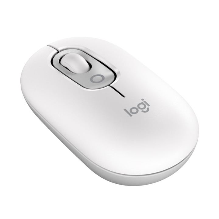 Bluetooth мишка Logitech POP Mouse with emoji, OFF-WHITE, EMEA28i-935, FY25, TERRA - 910-007411