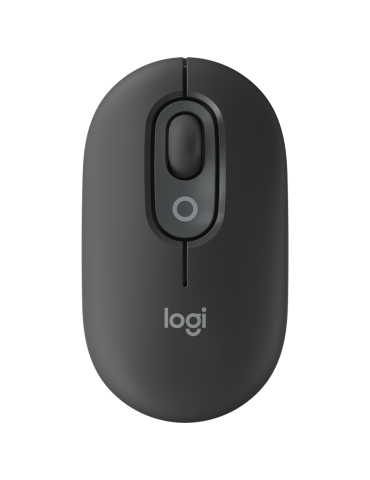 Bluetooth мишка Logitech Мишка POP Mouse with emoj, GRAPHITE, EMEA28i-935, FY25, TERRA - 910-007412