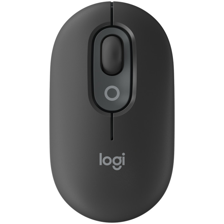 Bluetooth мишка Logitech Мишка POP Mouse with emoj, GRAPHITE, EMEA28i-935, FY25, TERRA - 910-007412