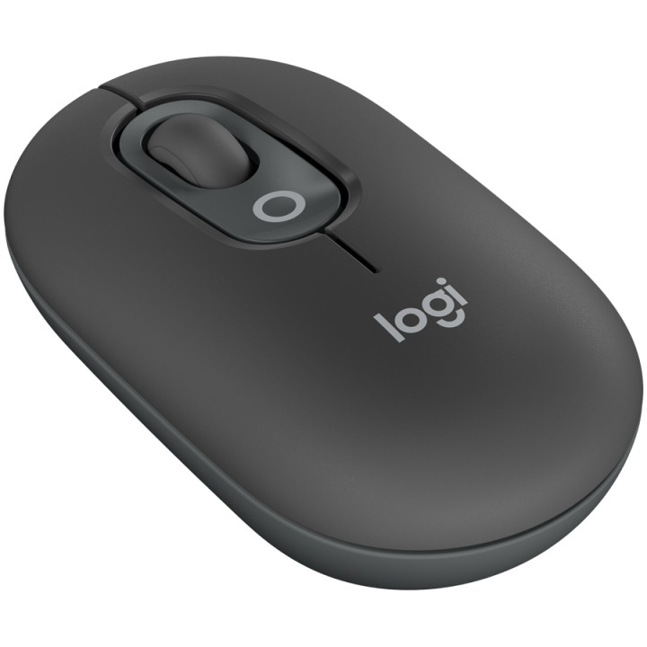 Bluetooth мишка Logitech Мишка POP Mouse with emoj, GRAPHITE, EMEA28i-935, FY25, TERRA - 910-007412