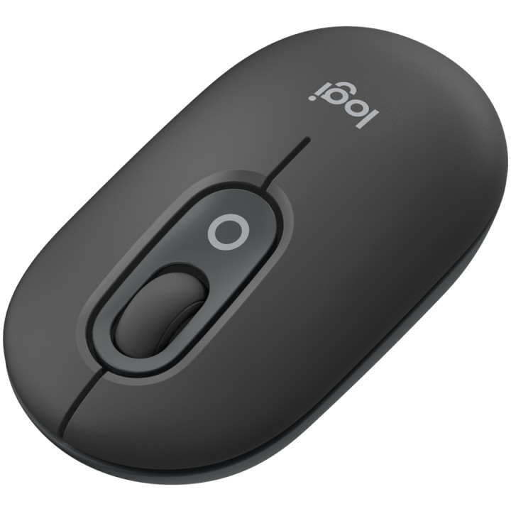 Bluetooth мишка Logitech Мишка POP Mouse with emoj, GRAPHITE, EMEA28i-935, FY25, TERRA - 910-007412