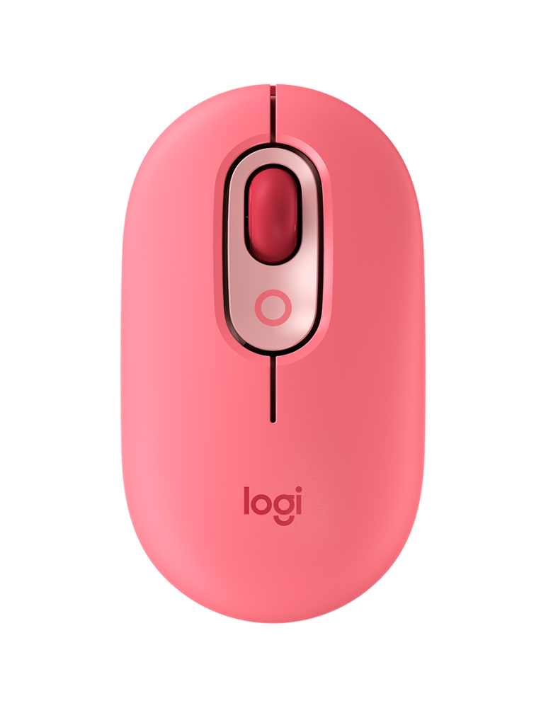 Bluetooth мишка Logitech Мишка POP Mouse with emoj, ROSE, EMEA28i-935, FY25, TERRA - 910-007413