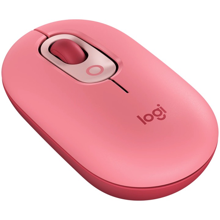 Bluetooth мишка Logitech Мишка POP Mouse with emoj, ROSE, EMEA28i-935, FY25, TERRA - 910-007413