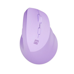 Bluetooth  вертикална мишка Natec Crake 2, 2400DPI Bluetooth 5.2   2.4 GHz, Pure Lavender - NMY-2258
