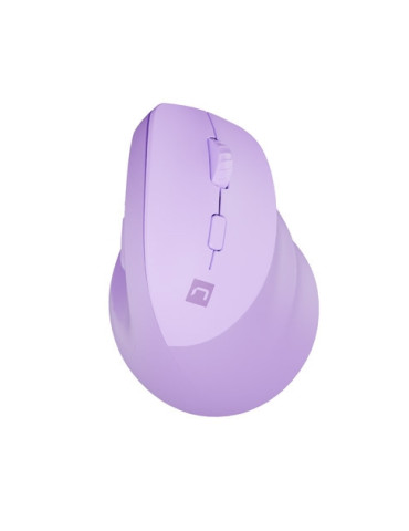 Bluetooth  вертикална мишка Natec Crake 2, 2400DPI Bluetooth 5.2   2.4 GHz, Pure Lavender - NMY-2258
