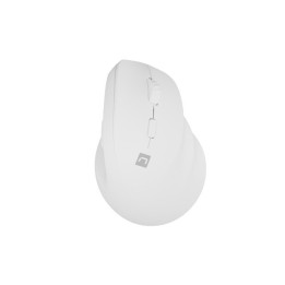 Bluetooth  вертикална мишка Natec Crake 2, 2400DPI Bluetooth 5.2   2.4 GHz, White - NMY-2257