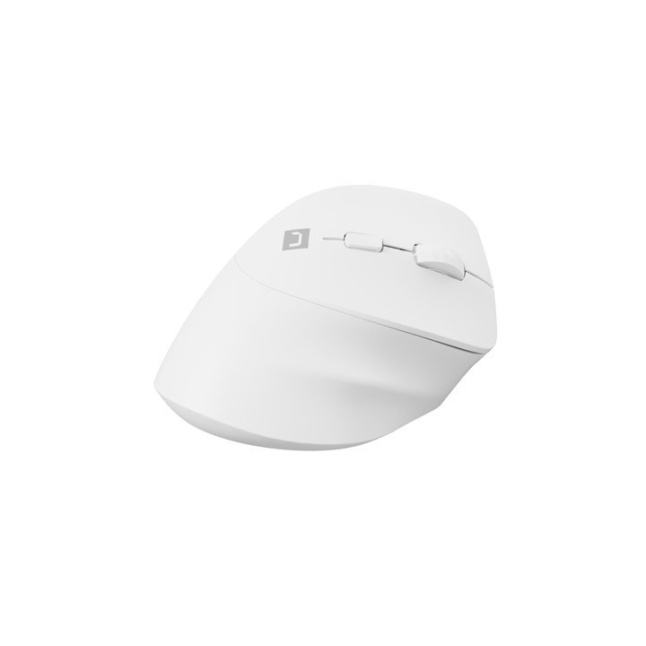 Bluetooth  вертикална мишка Natec Crake 2, 2400DPI Bluetooth 5.2   2.4 GHz, White - NMY-2257