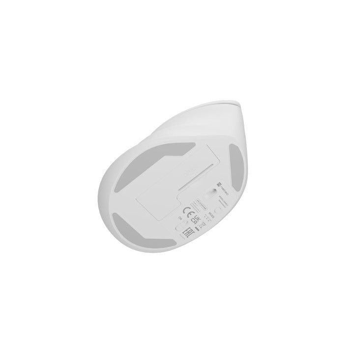 Bluetooth  вертикална мишка Natec Crake 2, 2400DPI Bluetooth 5.2   2.4 GHz, White - NMY-2257