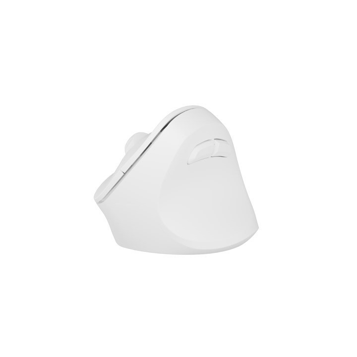 Bluetooth  вертикална мишка Natec Crake 2, 2400DPI Bluetooth 5.2   2.4 GHz, White - NMY-2257