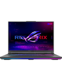 Лаптоп Asus ROG Strix G18 G814JVR-N6021, Intel i9-14900HX, 18.0" QHD  16:10 240Hz, 16GB DDR5 RAM, 1TB SSD, RTX 4060 8GB DDR6, WiFi 6, RGB Per-Key Kbd, No OS, Eclipse Gray - 90NR0IF6-M002J0
