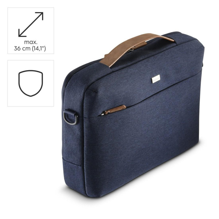 Чанта за лаптоп HAMA Casual, от 34 до 36 cm (13.3" - 14.1"), Син - 222078