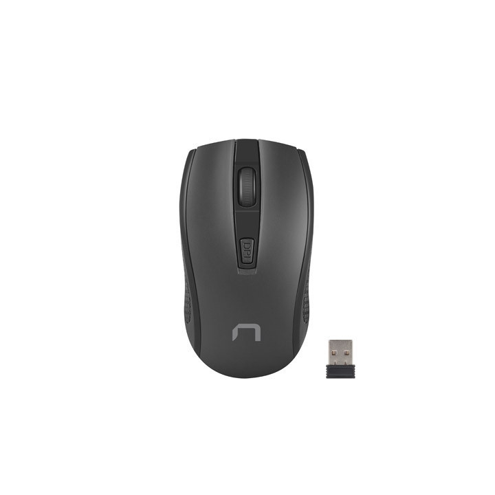 Комплект чанта   безжична мишка Natec WALLROO 2 15.6", Black - NTO-2051