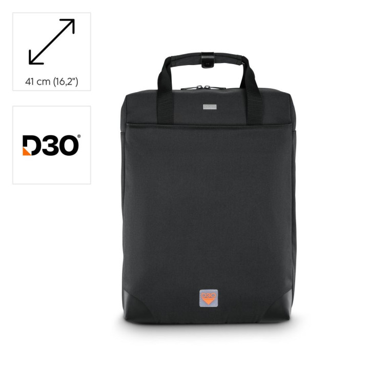 Раница за лаптоп HAMA Extreme Protect, Удароустойчива, 40 - 41 см (15.6" -16.2"), черна - 227052