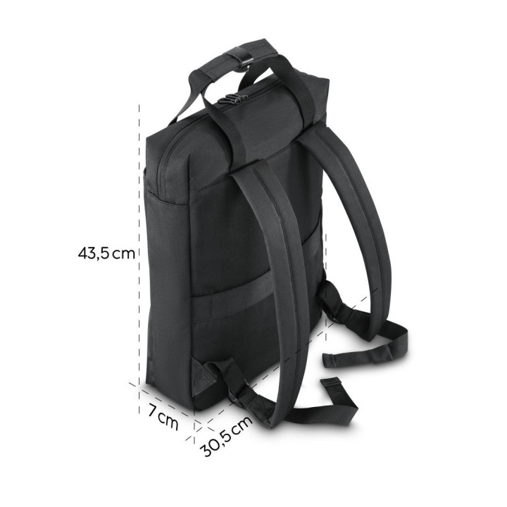 Раница за лаптоп HAMA Extreme Protect, Удароустойчива, 40 - 41 см (15.6" -16.2"), черна - 227052