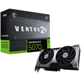 Видео карта MSI Nvidia GeForce RTX 5070 12G VENTUS 2X OC, 12GB GDDR7, 192bit