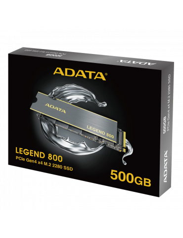 SSD диск Adata 500GB LEGEND 800 PCIe Gen4 x4 M.2 2280 - ALEG-800-500GCS