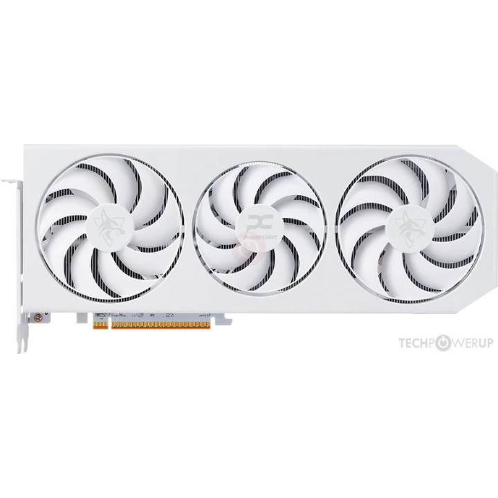 Видео карта PowerColor Radeon RX 9070 XT Hellhound White 16GB GDDR6 - RX9070XT 16G-L/OC/WHITE