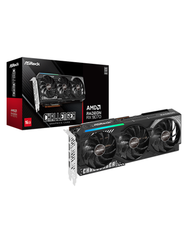 Видео карта AsRock AMD Radeon RX 9070 Challenger 16GB GDDR6 - RX9070 CL 16G