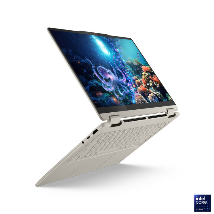 Лаптоп Lenovo Yoga 7 2IN1, Intel Core Ultra 7 258V, 14" 2.8K WQXGA , OLED 1100nits, 32GB RAM, 1TB SSD, Integrated Intel Arc Graphics 140V, Win 11 Home - 83JQ001PBM