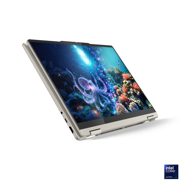 Лаптоп Lenovo Yoga 7 2IN1, Intel Core Ultra 7 258V, 14" 2.8K WQXGA , OLED 1100nits, 32GB RAM, 1TB SSD, Integrated Intel Arc Graphics 140V, Win 11 Home - 83JQ001PBM