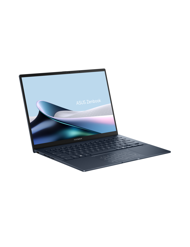 Лаптоп Asus ZeenBook UX3405CA-QL279, Intel Core Ultra 5 225H, 14" WUXGA, OLED 16:10, 0.2ms, 500nits HDR peak brightness, 100% DCI-P3 color, 16GB RAM, 1TB SSD, Intel Arc Graphics - 90NB14W3-M00N50