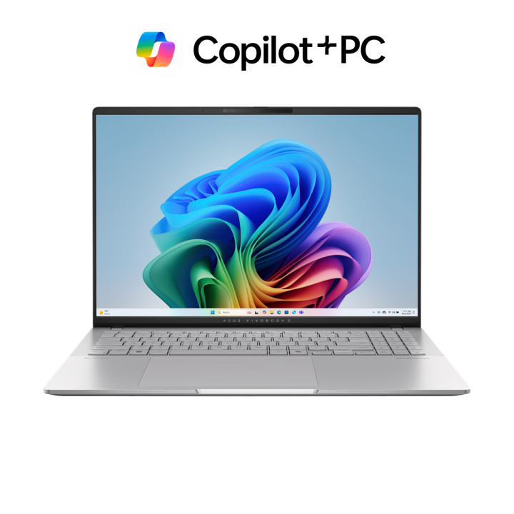 Лаптоп Asus VivoBook S16 M5606KA-RI077W, AMD Ryzen AI 5 340, 16.0" 3K OLED 120Hz, 16GB RAM, 1TB SSD, AMD Radeon Graphics, Win 11 Home - 90NB1593-M005M0