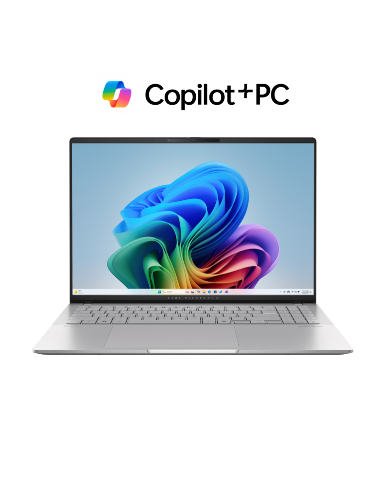 Лаптоп Asus VivoBook S16 M5606KA-RI080W, AMD Ryzen AI 7 350, 16.0" 3K OLED 120Hz, 24GB RAM, 1TB SSD, AMD Radeon Graphics, Win 11 Home - 90NB1593-M005L0