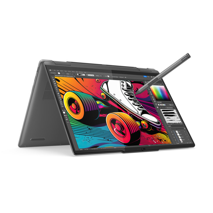 Лаптоп Lenovo Yoga 7 2IN1, Intel Core Ultra 5 125U, 14" 2.8K IPS Glare Touch, 16GB RAM, 1TB SSD, Integrated Intel Graphics, Win 11 Home - 83DJ0010BM