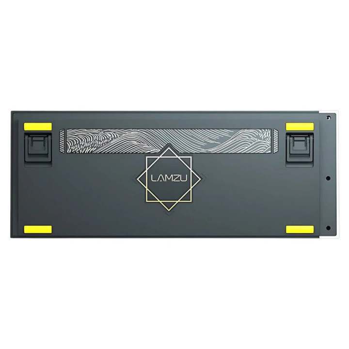 Професионална геймърска механична клавиатура Lamzu JET 75 - 8K, Magnetic Gateron Jade Switches, Black/Yellow - LAMZU-JET-75-BK