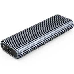 Външна кутия за диск Orico Storage Case, M.2 NVMe M-key 10 Gbps, Aluminium - AM2C3-G2-GY - AM2C3-G2-GY-BP