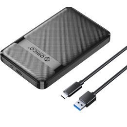 Външна кутия за диск Orico Storage Case, 2.5" USB-C - 2577C3-V1-BK - 2577C3-V1-BK-EP
