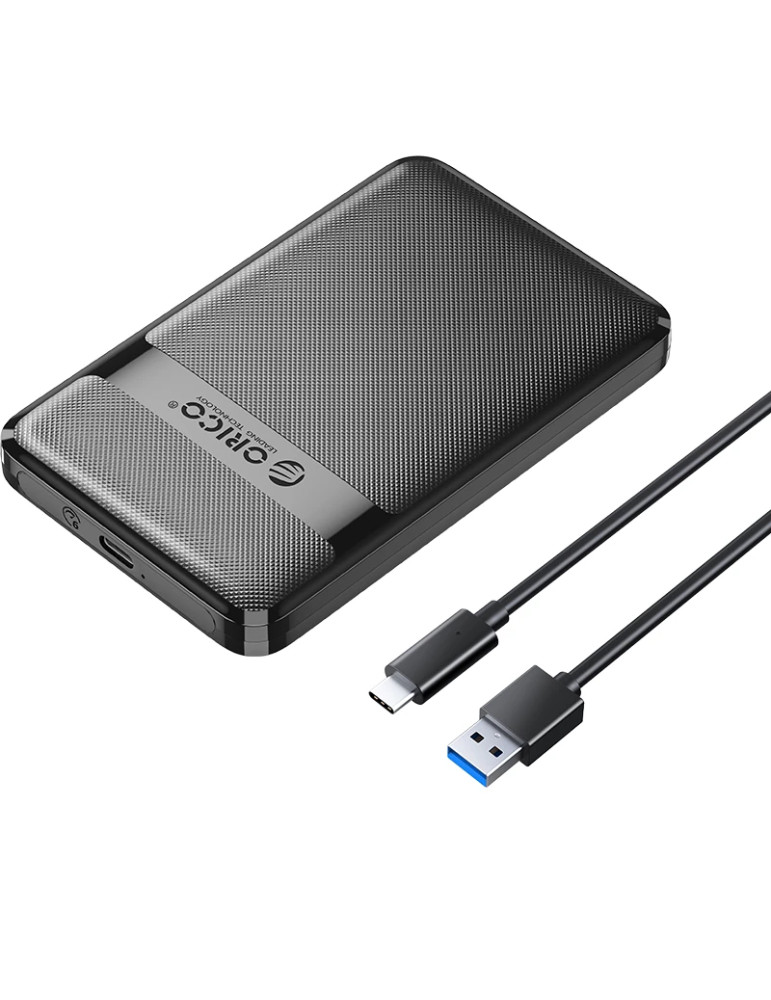 Външна кутия за диск Orico Storage Case, 2.5" USB-C - 2577C3-V1-BK - 2577C3-V1-BK-EP
