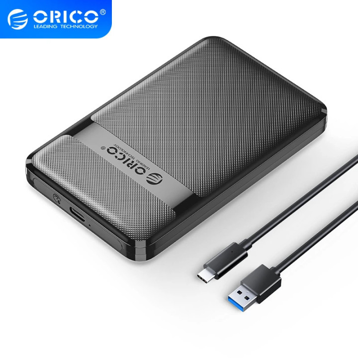 Външна кутия за диск Orico Storage Case, 2.5" USB-C - 2577C3-V1-BK - 2577C3-V1-BK-EP