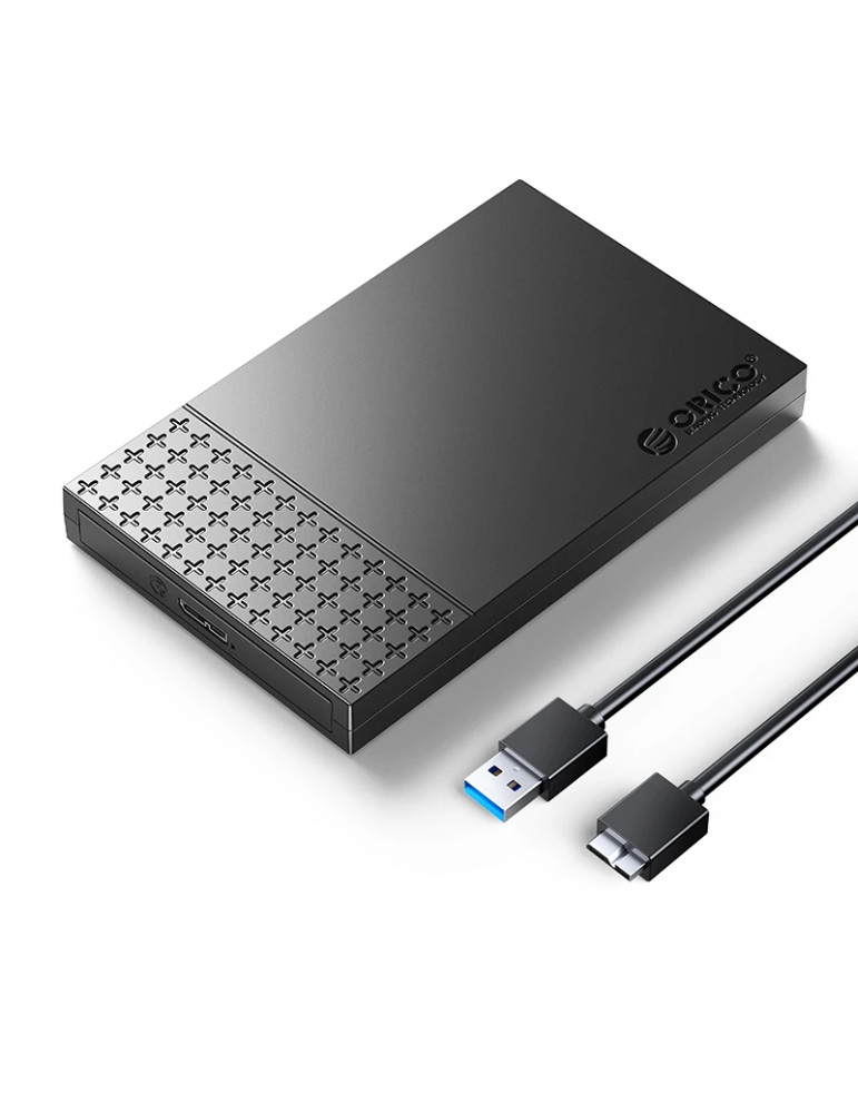 Външна кутия за диск Orico Storage Case, 2.5" USB3.0 Black - 2526U3-V1-BK - 2526U3-V1-BK-EP