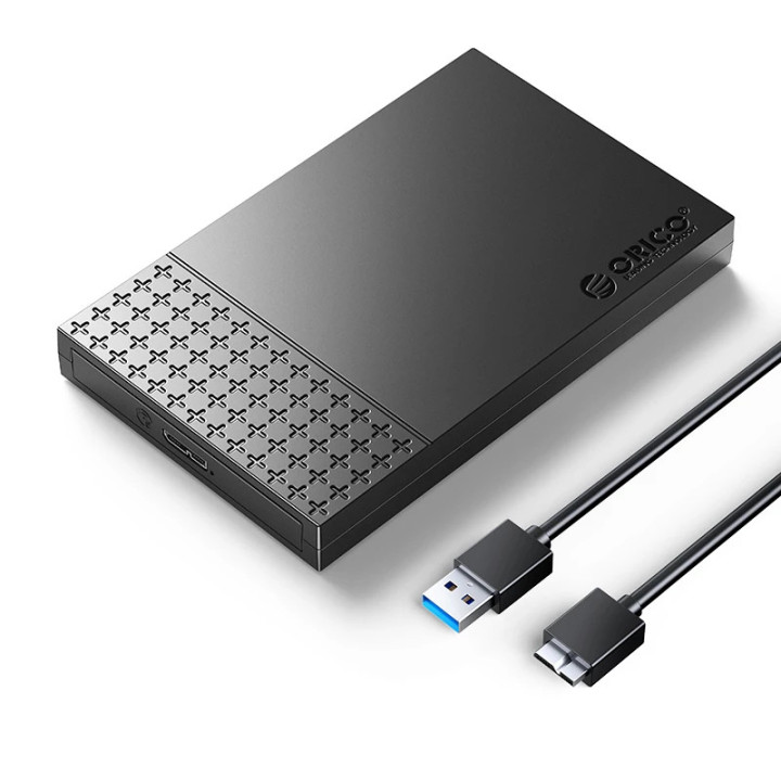 Външна кутия за диск Orico Storage Case, 2.5" USB3.0 Black - 2526U3-V1-BK - 2526U3-V1-BK-EP