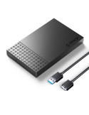 Външна кутия за диск Orico Storage Case, 2.5" USB3.0 Black - 2526U3-V1-BK - 2526U3-V1-BK-EP