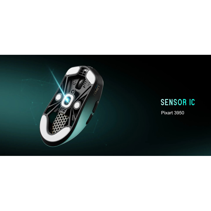 Професионална геймърска мишка Lamzu MAYA X 8K - Wireless Gaming Mouse - Aimlabs Edition - LAMZU-MAYA-X-AIMLABS